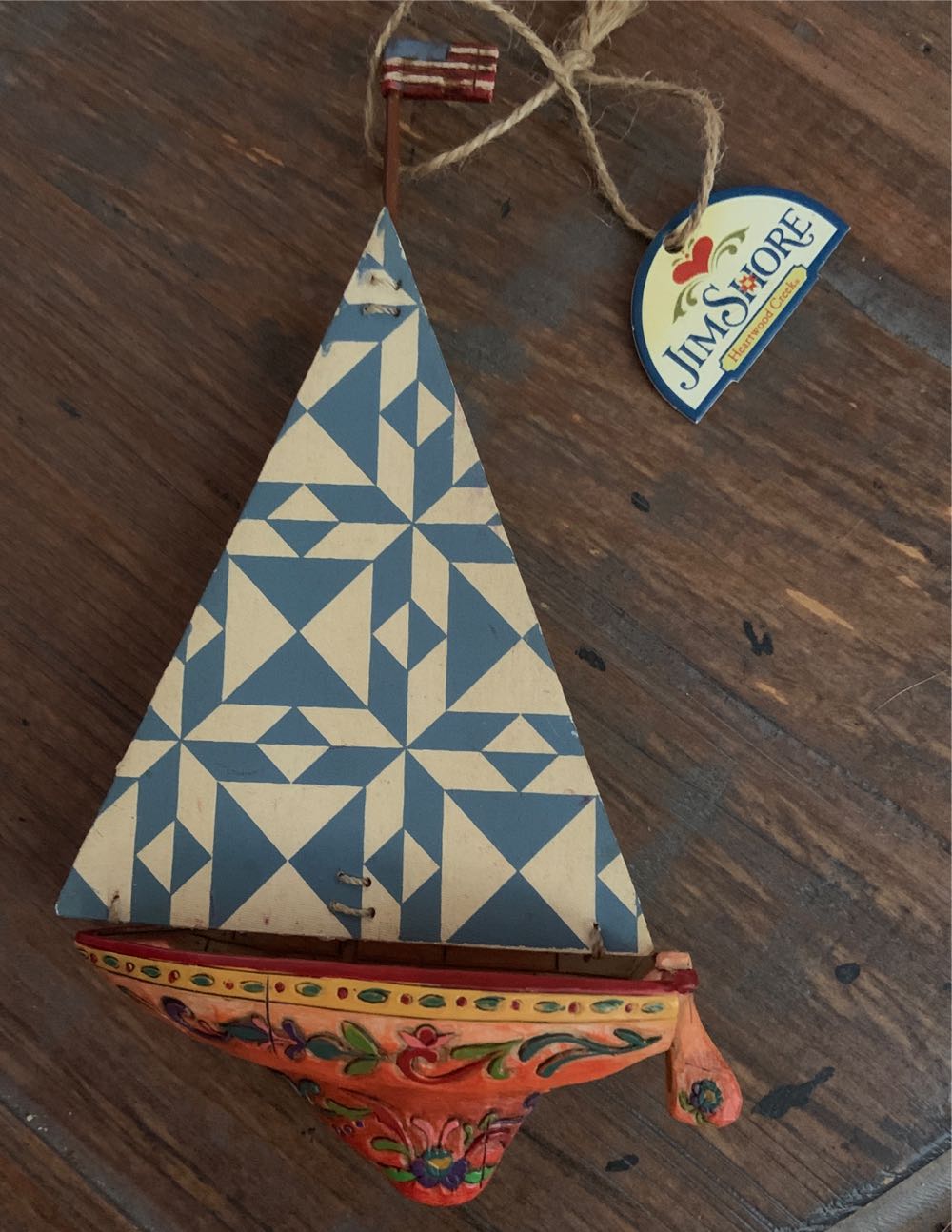 Sailboat  (Coastal) ornament collectible - Main Image 2