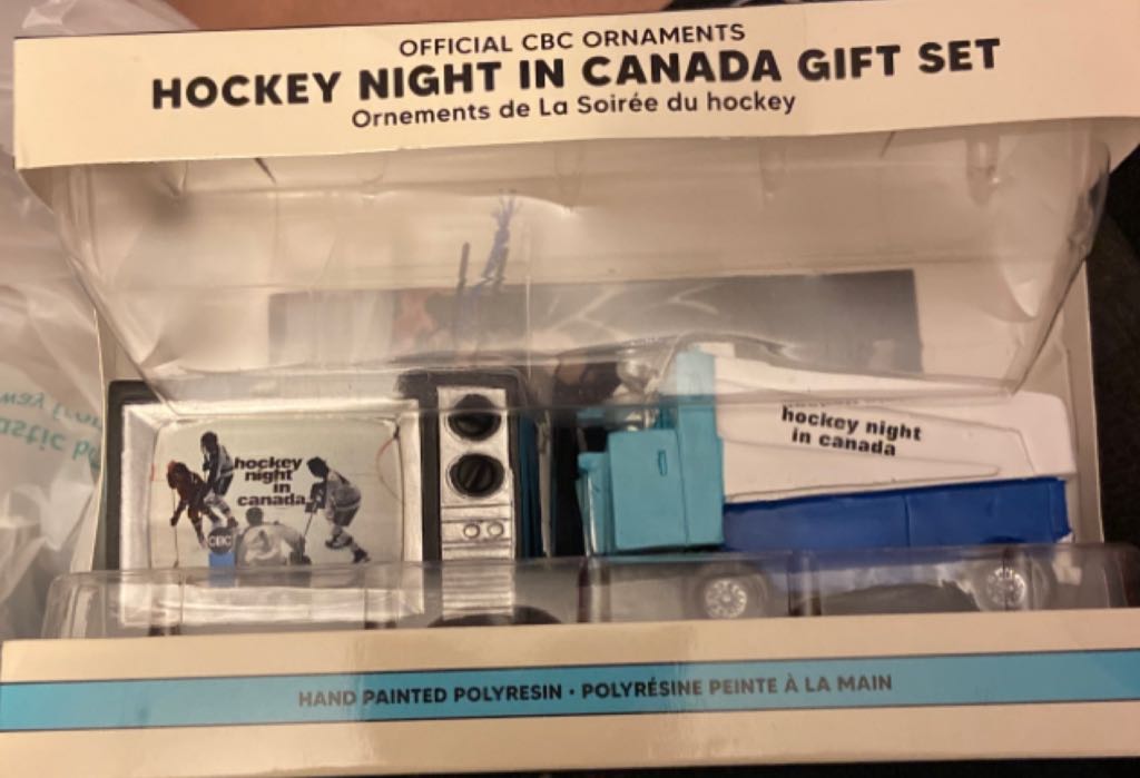 Hockey Night In Canada Gift Set - Canadian Ornaments (Canadiana) ornament collectible [Barcode 759952204348] - Main Image 2