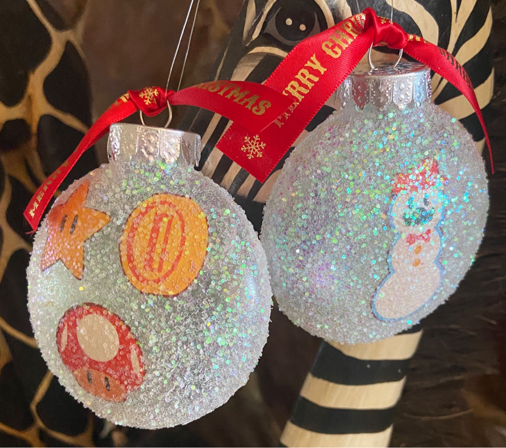 HM Mushroom, Star & Coin Glitter - Gamer (Super Mario Bros.) ornament collectible - Main Image 2