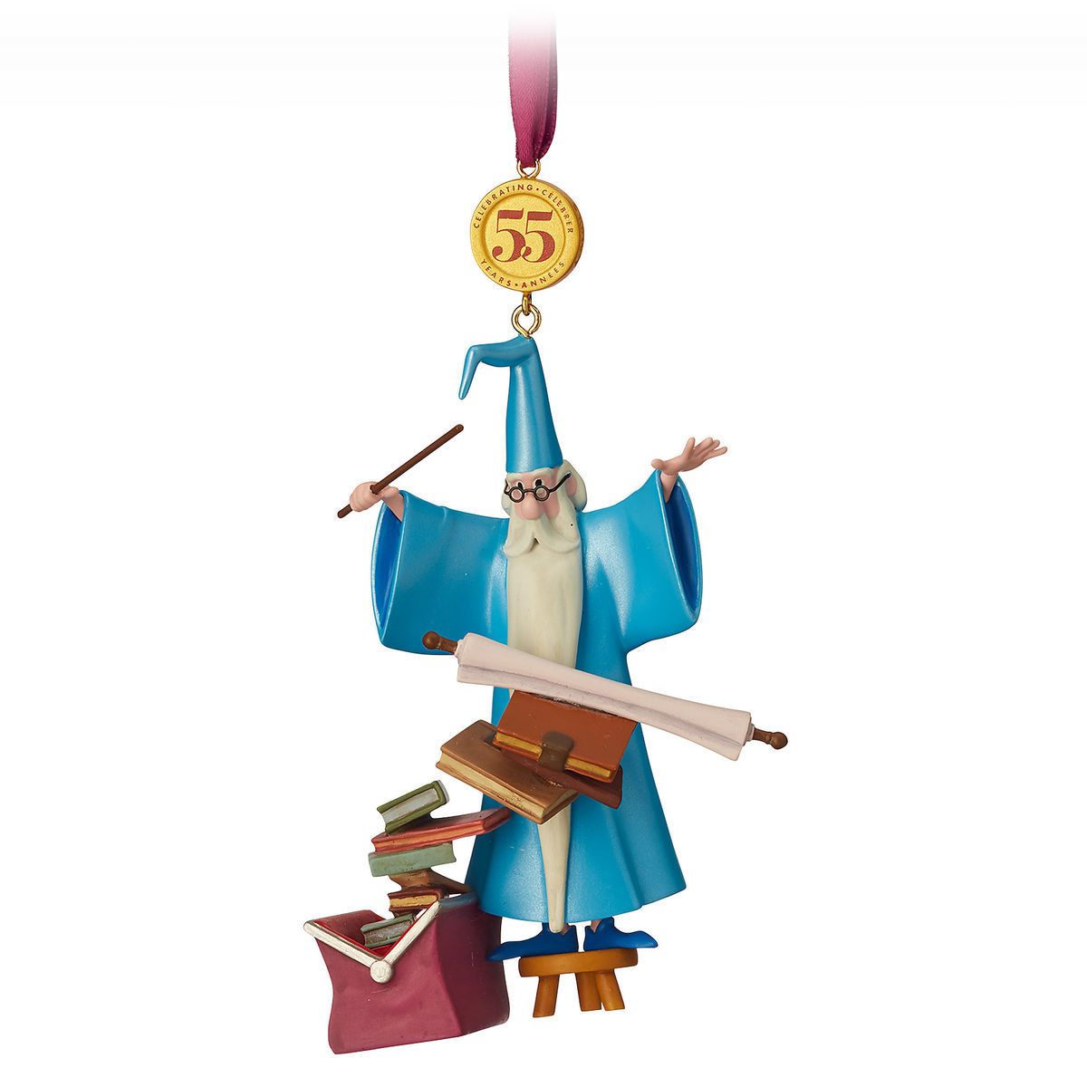 Merlin Legacy 55th Anniversary Sketchbook Ornament - Disney Legacy Sketchbook (The Sword in the Stone) ornament collectible [Barcode 465068412378] - Main Image 1