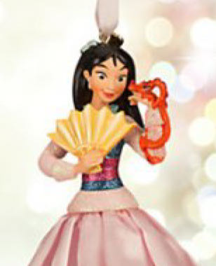Mulan With Mushu - Disney Sketchbook (Princess Set) ornament collectible - Main Image 2