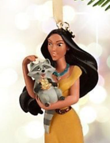 Pochahontas With Meeko - Disney Sketchbook (Princess Set) ornament collectible - Main Image 2