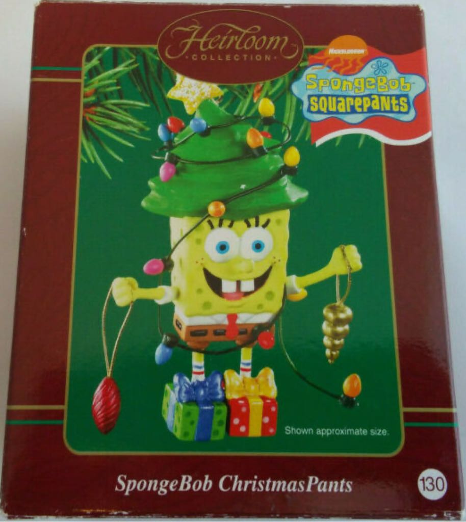SpongeBob Squarepants  |  SpongeBob ChristmasPants - Heirloom Collection (Spongebob Squarepants) ornament collectible [Barcode 661526032694] - Main Image 2