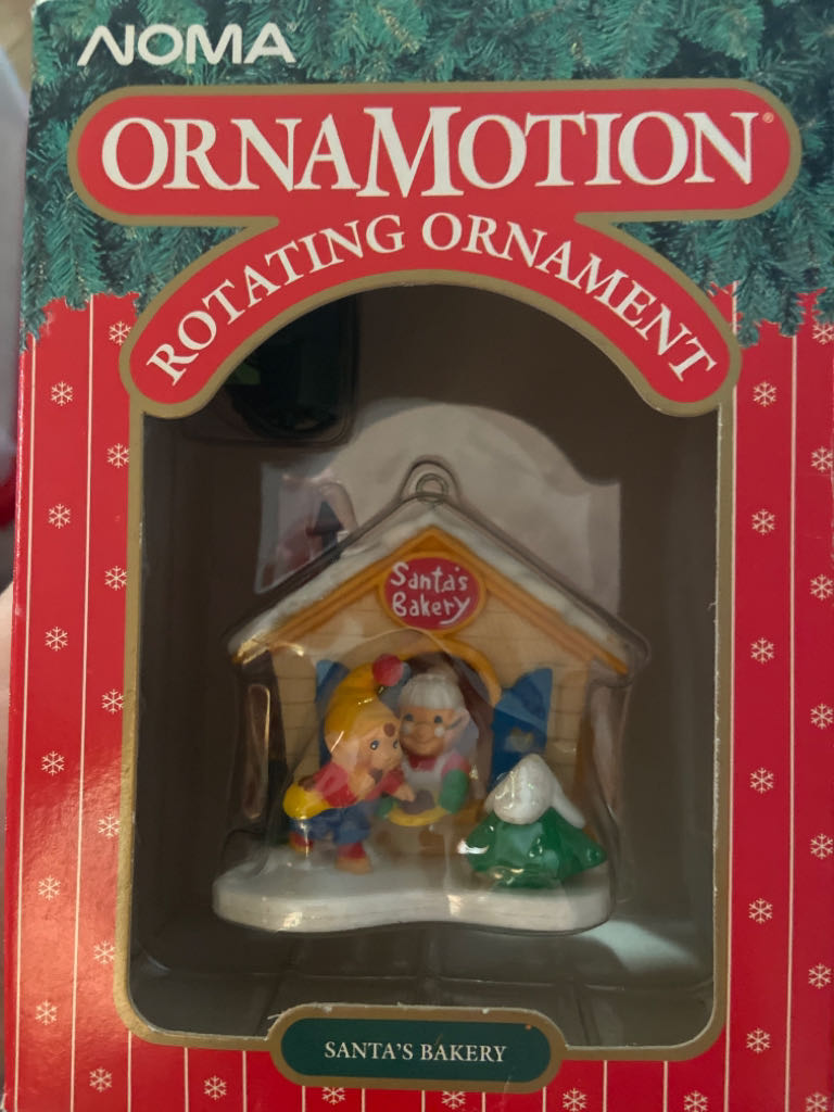 Santa’s Bakery - Vintage (Ornamotion) ornament collectible [Barcode 062964881422] - Main Image 2