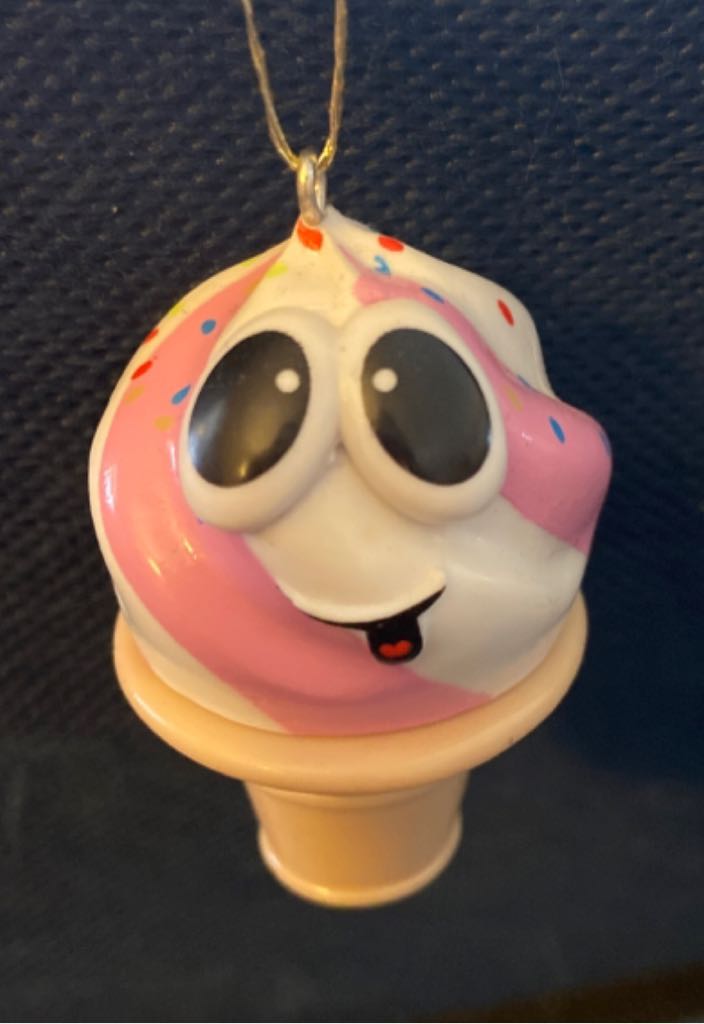 Emoji Ice Cream Cone - Handmade (Emoji) ornament collectible - Main Image 1