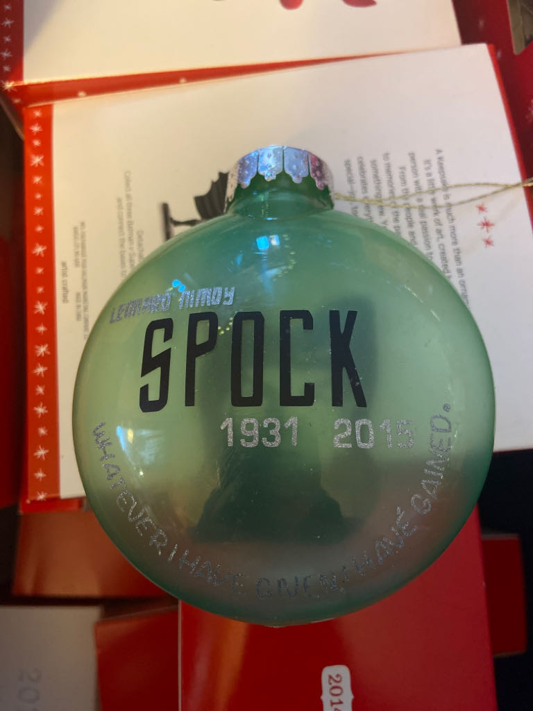 HM Spock Dedication - Movies (Star Trek) ornament collectible - Main Image 2