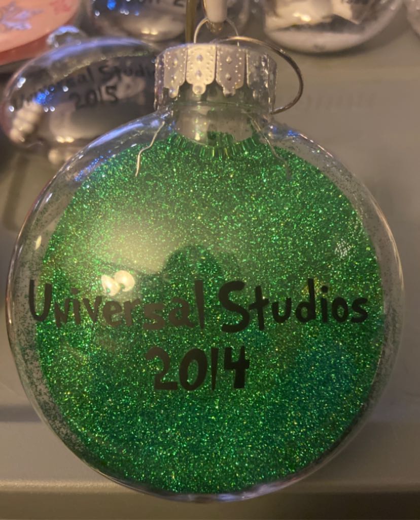 Erin & The Grinch - Handmade (Family Photo) ornament collectible - Main Image 2