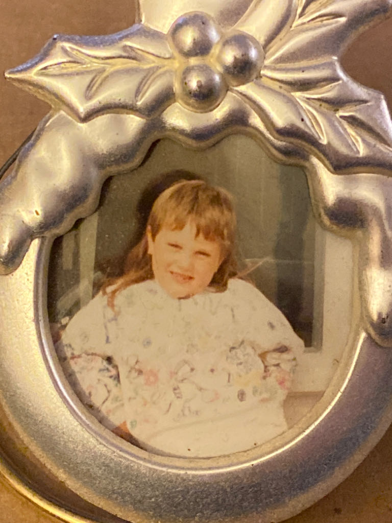 Young Desiree - Handmade (Family Photo) ornament collectible - Main Image 2