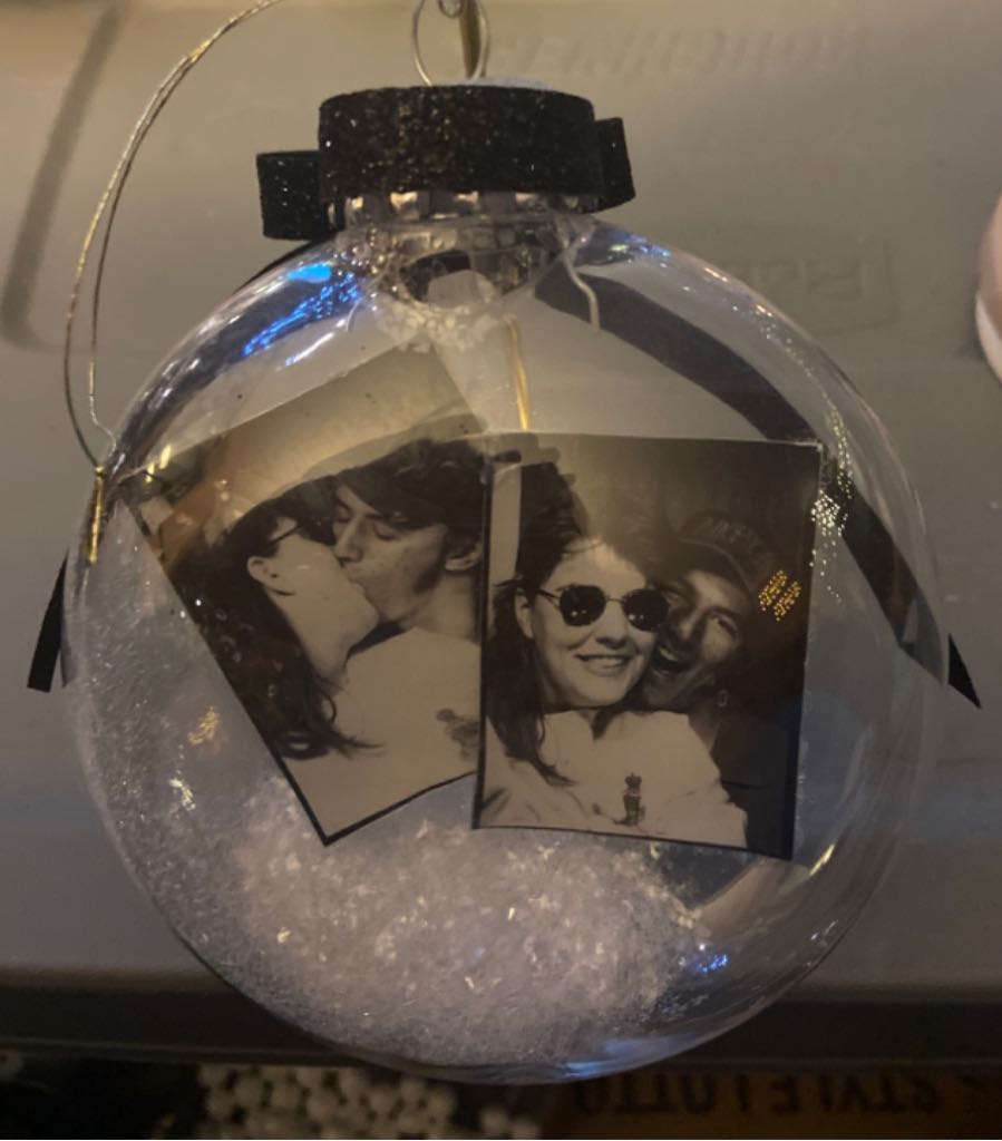 Erin & Shane Photo Booth - Handmade (Family Photo) ornament collectible - Main Image 2