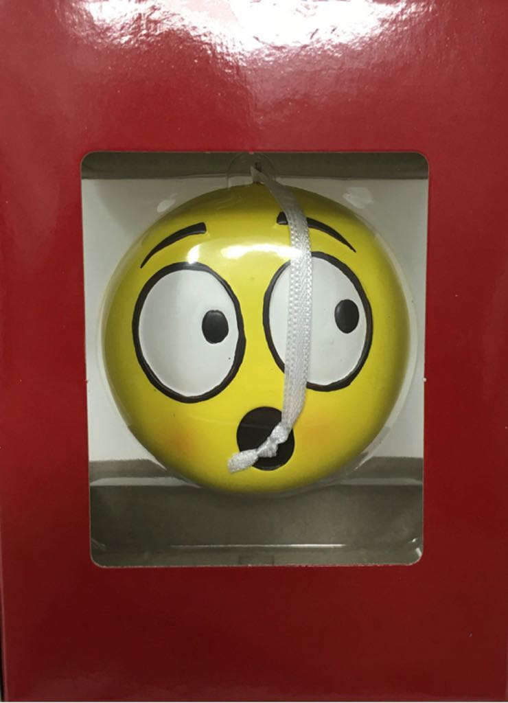 Emoji Smiling & Shock - Hallmark (Emoji) ornament collectible [Barcode 763795342068] - Main Image 2