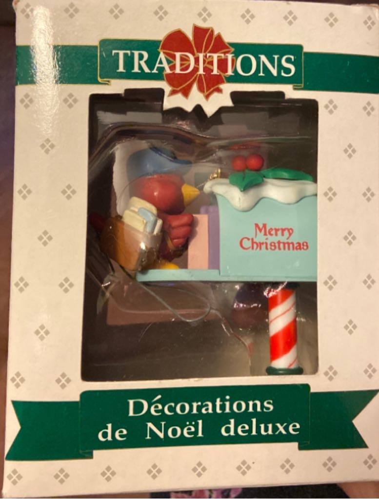 Red Cardinal Mail Man - Work (Work) ornament collectible [Barcode 737195363954] - Main Image 2