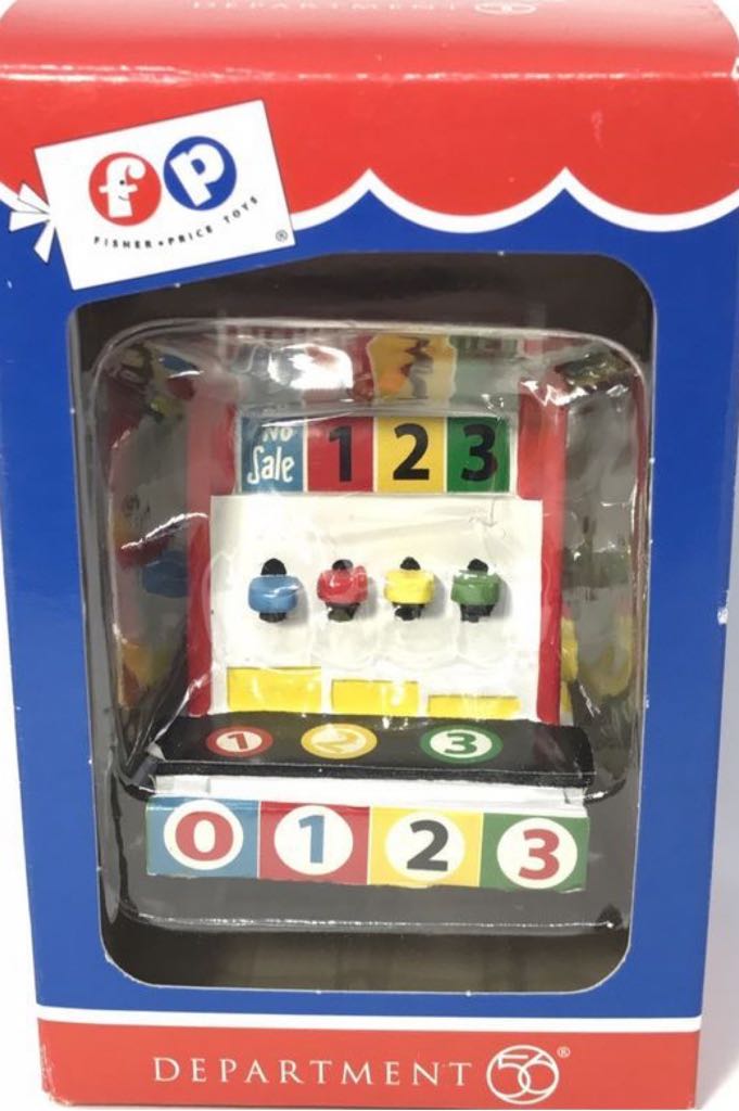 Department 56 Fisher Price Cash Register - Fisher Price (Preschool) ornament collectible - Main Image 2