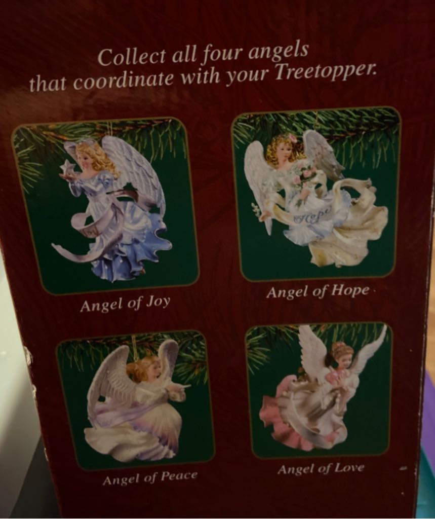 Fiber Optic Angel Tree Topper - Angel (Tree Topper) ornament collectible [Barcode 661526033721] - Main Image 2