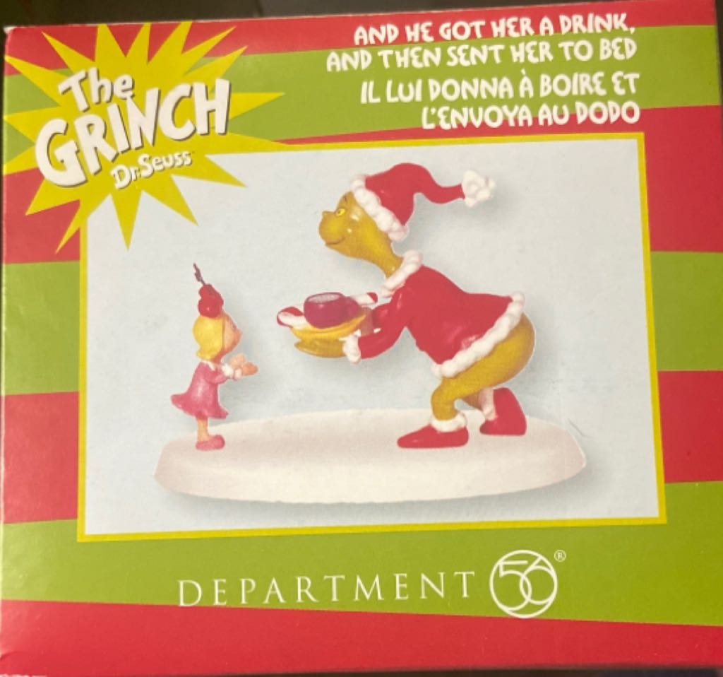 And He Got Her A Drink, And Then Sent Her To Bed - The Grinch (Village) ornament collectible [Barcode 734409516953] - Main Image 2