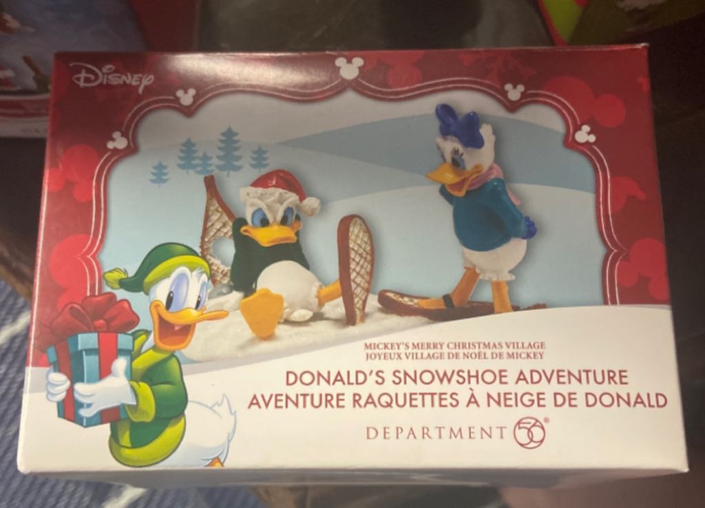 Donald’s Snowshoe Adventure - Mickey’s Merry Christmas Village (Village) ornament collectible - Main Image 2