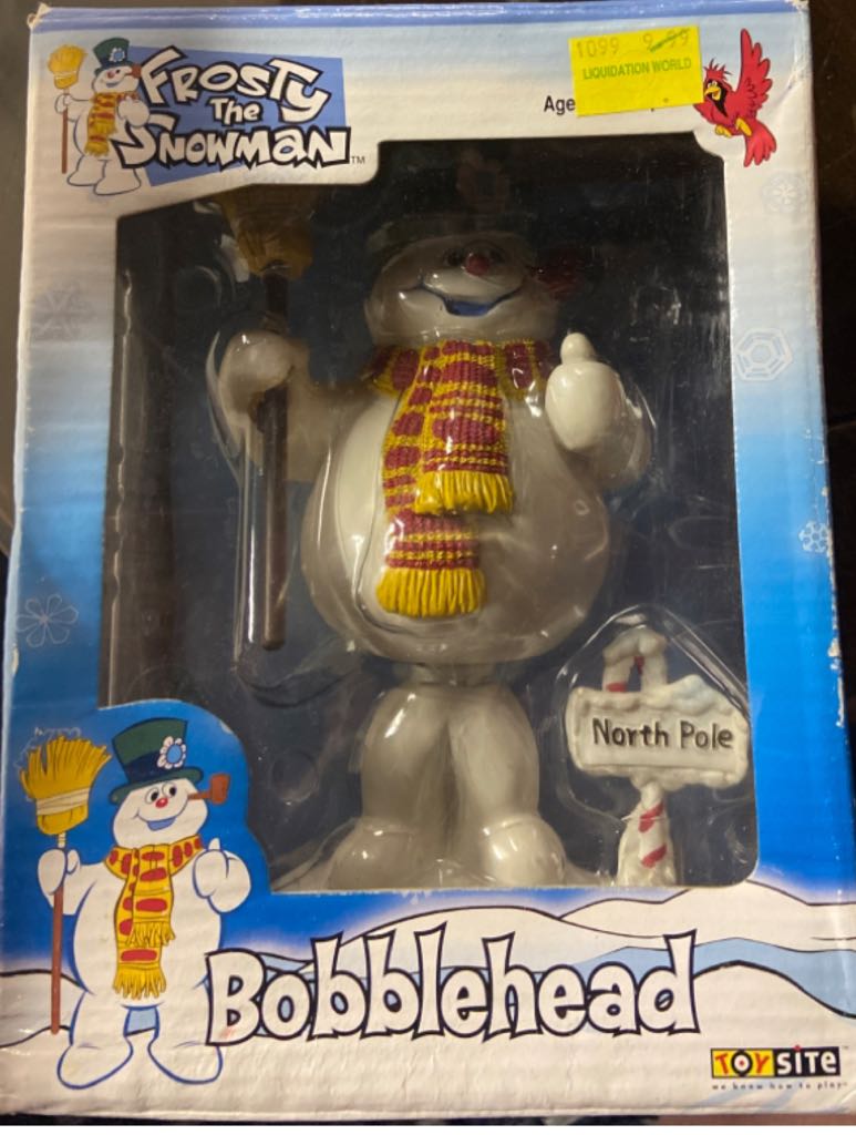 Frosty The Snowman Bobblehead - Frosty (Decor) ornament collectible [Barcode 617885911736] - Main Image 2