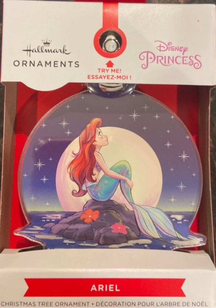 Ariel Light Up - Disney (Little Mermaid) ornament collectible [Barcode 763795711901] - Main Image 2