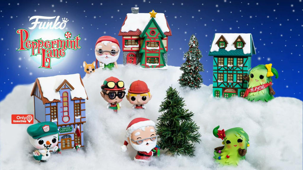 Frosty Franklin With North Pole Post - Funko (Peppermint Lane) ornament collectible - Main Image 2