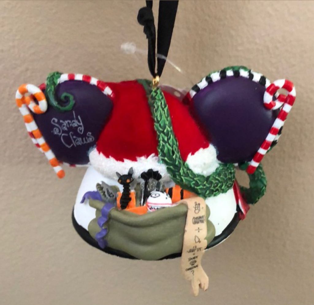 Jack Skellington Ear Hat Ornament - Disney (Disney Ear Hat) ornament collectible - Main Image 2