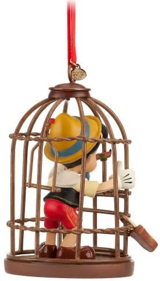 Pinocchio In Cage - Disney Sketchbook (Pinocchio) ornament collectible - Main Image 2