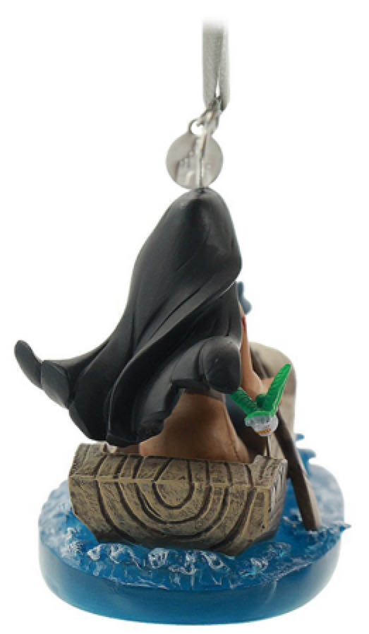 Pochahontas Flit And Meeko In Canoe - Fairytale Moments Sketchbook (Pochahontas) ornament collectible - Main Image 2