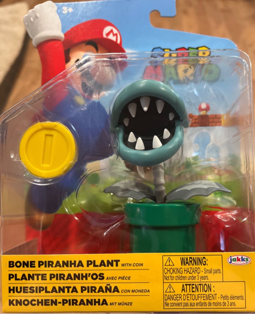 Bone Piranha Plant - Video Games (Super Mario Bros.) ornament collectible [Barcode 192995403123] - Main Image 2