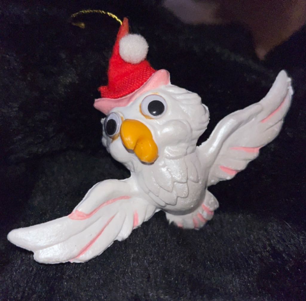 Owl With Santa Hat - Value Village Finds (Vintage) ornament collectible - Main Image 1