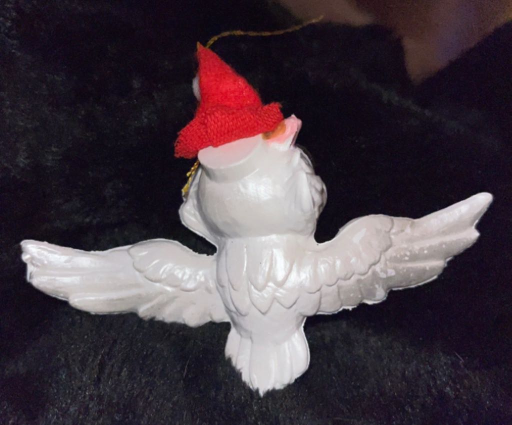 Owl With Santa Hat - Value Village Finds (Vintage) ornament collectible - Main Image 2