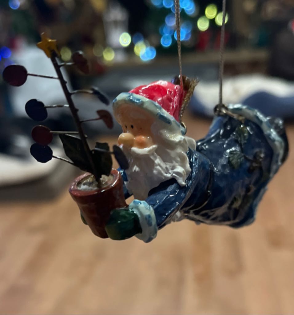 Diving Santa With Tree - Value Village Finds (Vintage) ornament collectible - Main Image 1