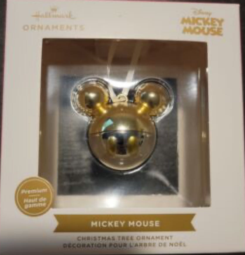 Gold & Silver Mickey Mouse - Disney (Mickey & Friends) ornament collectible [Barcode 763795777082] - Main Image 2