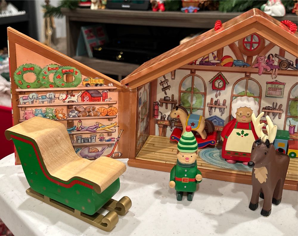Santa’s Workshop Playset - Wood Playset (Santa’s Workshop) ornament collectible - Main Image 3