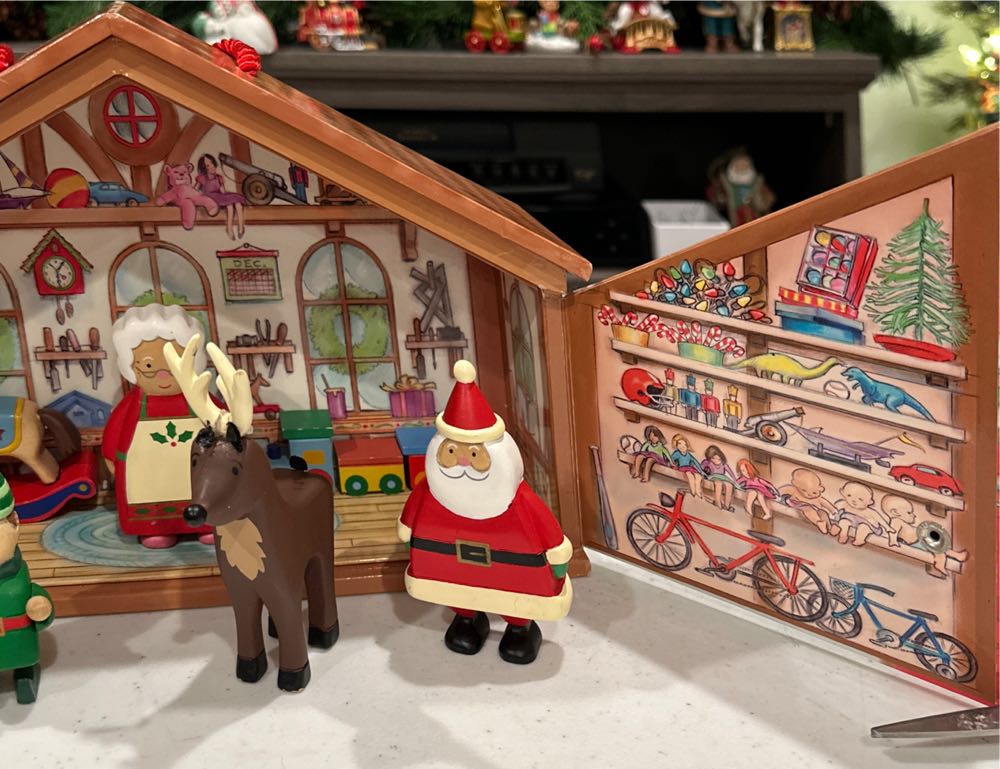 Santa’s Workshop Playset - Wood Playset (Santa’s Workshop) ornament collectible - Main Image 4