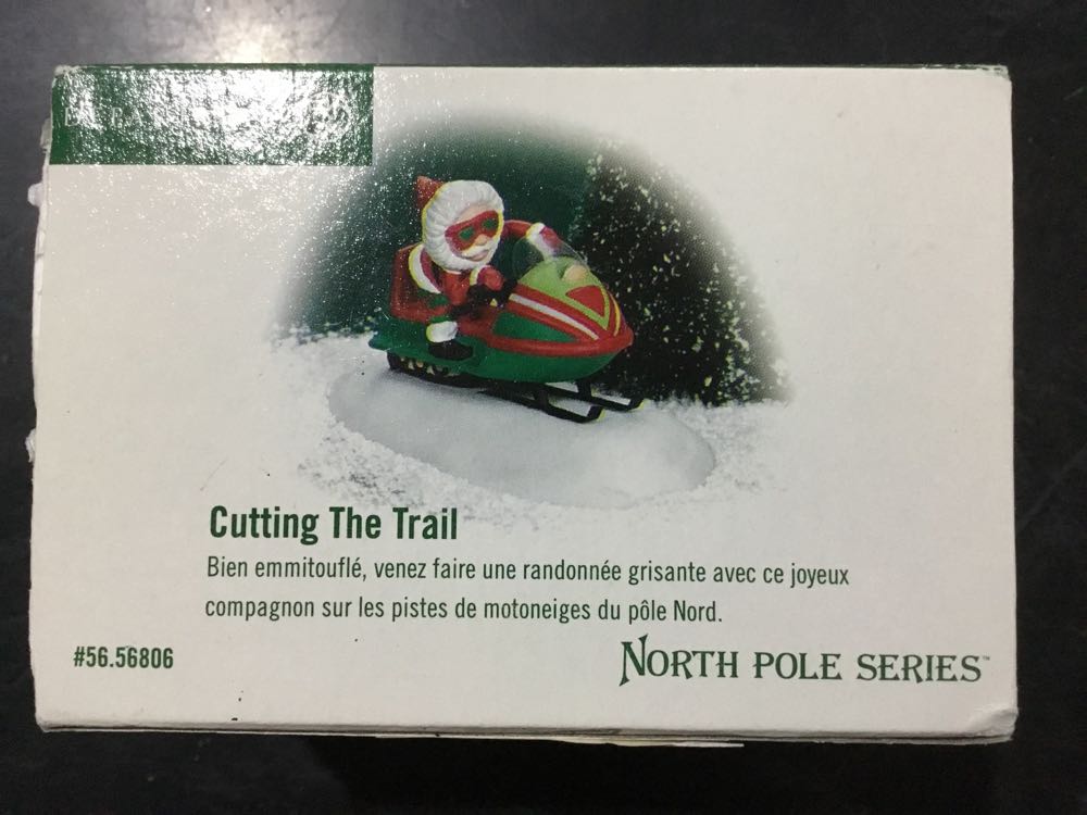 Cutting The Trail - North pole series ornament collectible [Barcode 734409183599] - Main Image 2