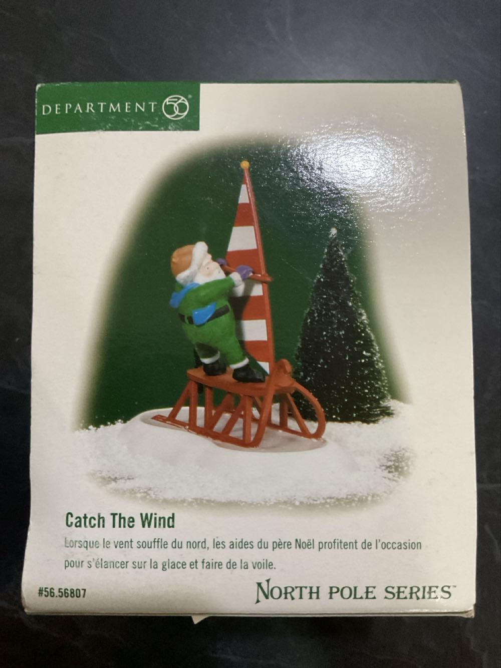 Catch The Wind - North Pole Series Accessory ornament collectible [Barcode 734409183605] - Main Image 2