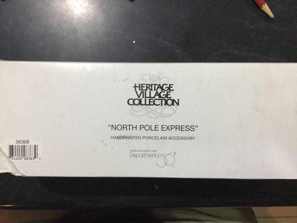 North Pole Express - North Pole Series Accessory (Heritage Village Collection) ornament collectible [Barcode 734409083639] - Main Image 2