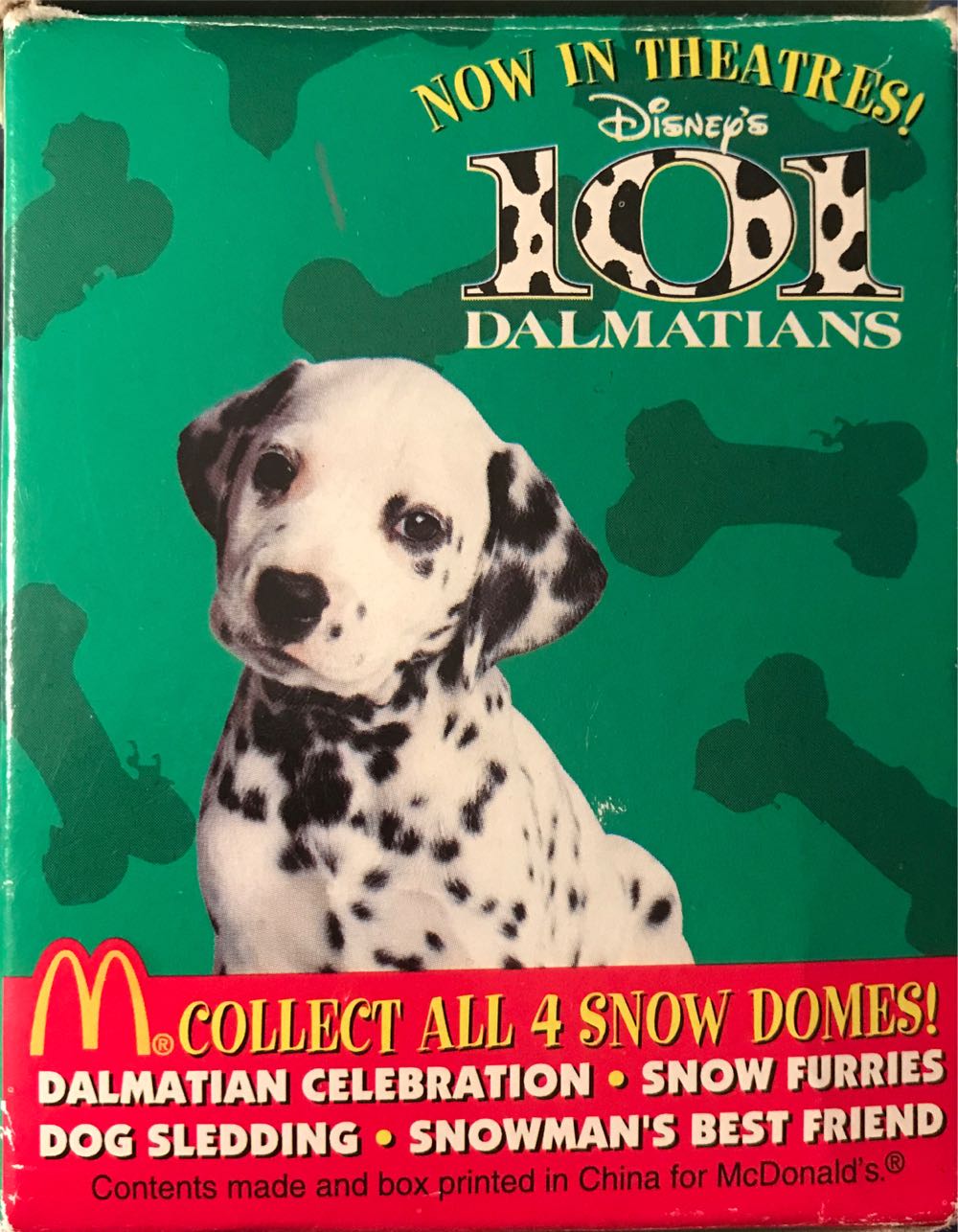 Disney 101 Dalmations Snow Dome - 101 Dalmatians ornament collectible - Main Image 2