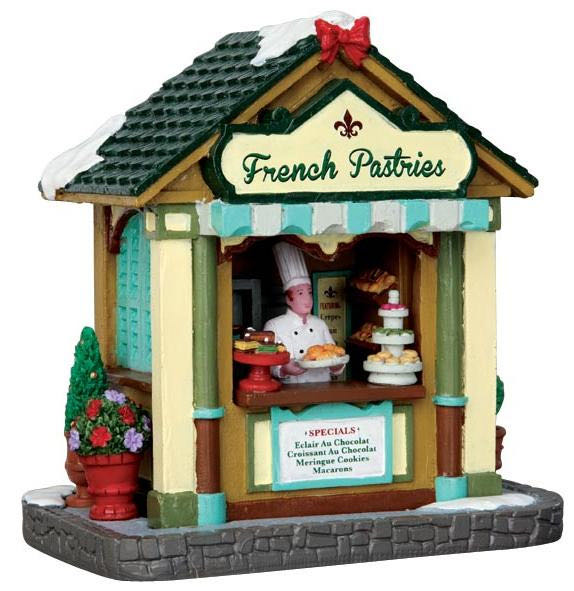Lemax French Pastries Market Stand #43101  ornament collectible [Barcode 728162431011] - Main Image 1