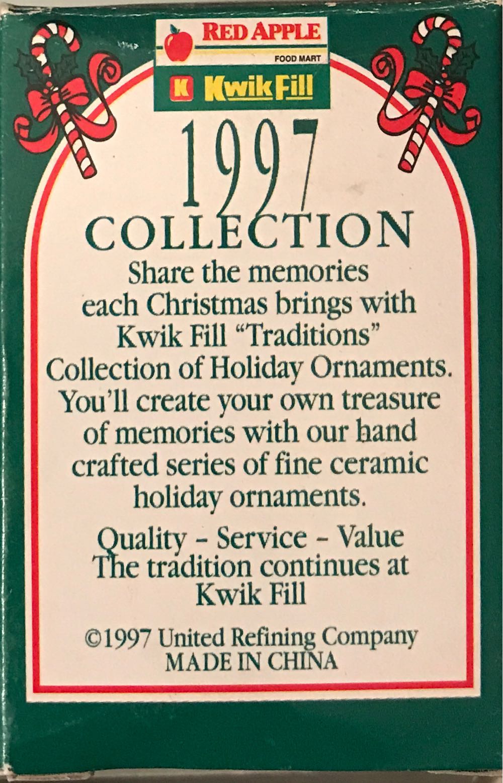 Red Apple Jolly Olde Sainte Nick  ornament collectible - Main Image 2