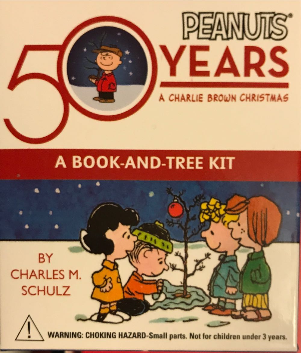 Peanuts A Charlie Brown Christmas 50 Years Book & Tree Kit  ornament collectible [Barcode 9780762431458] - Main Image 2