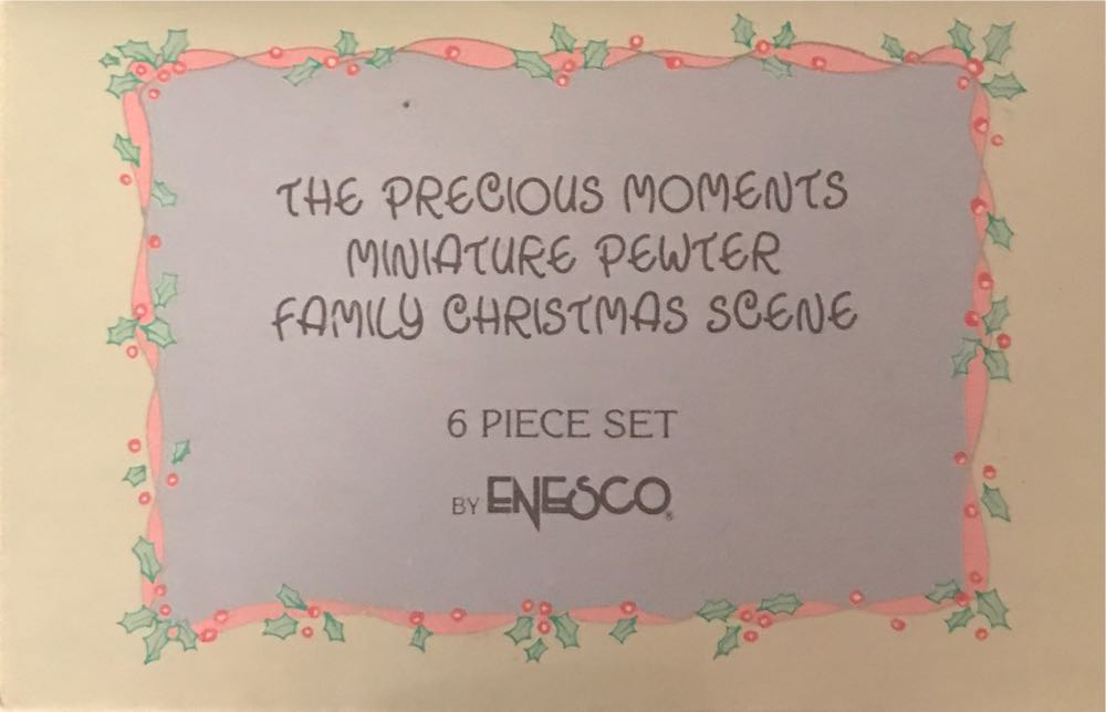 PM Pewter Mini Family Christmas Scene  ornament collectible [Barcode 045544010917] - Main Image 2