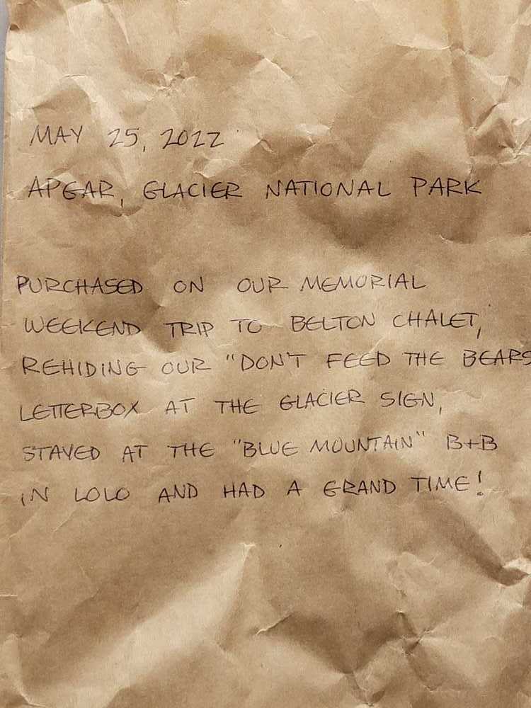 Glacier National Park Entrance Sign  ornament collectible - Main Image 3