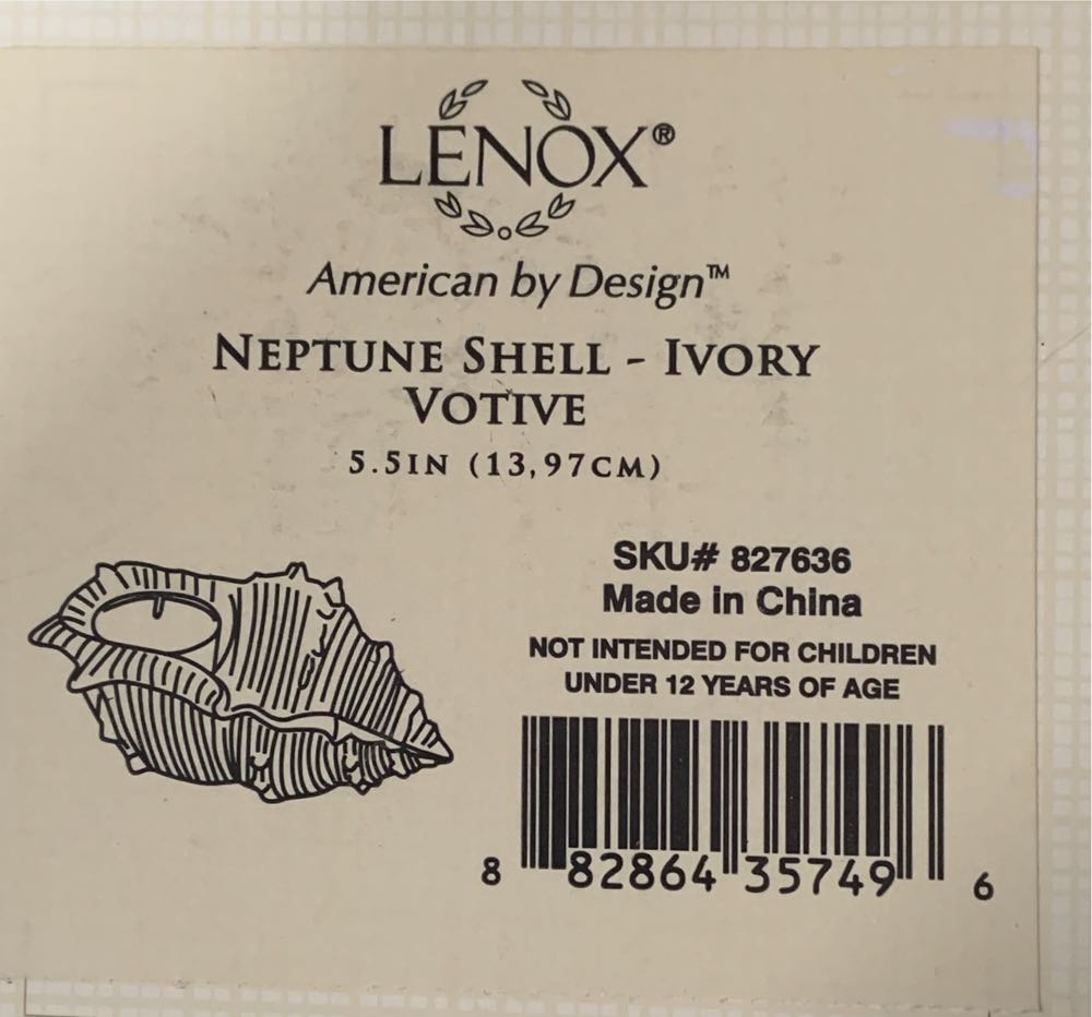 Neptune Shell Tealight  ornament collectible [Barcode 882864357496] - Main Image 2