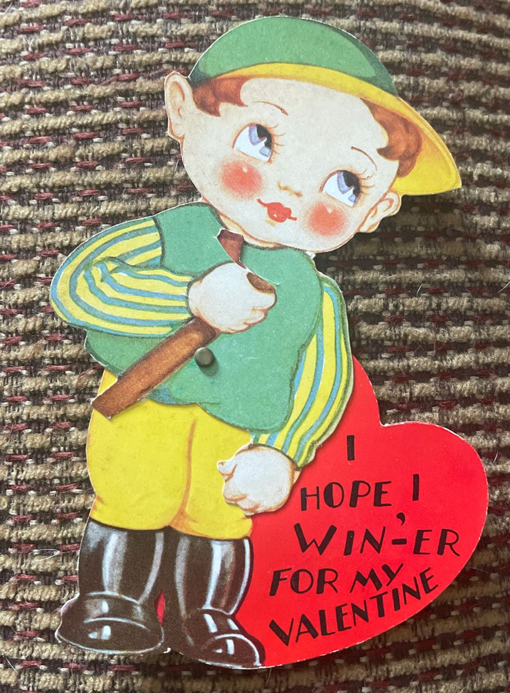 Valentine - Flat - Mechanical - Jockey - Valentine (Mechanical) ornament collectible - Main Image 2