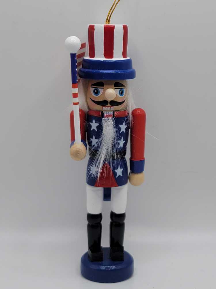Uncle Sam Nutcracker ornament collectible - Main Image 1