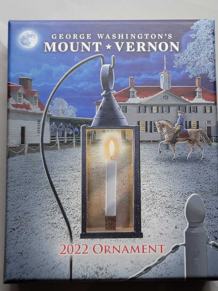 Mount Vernon Colonial Lantern ornament collectible - Main Image 2
