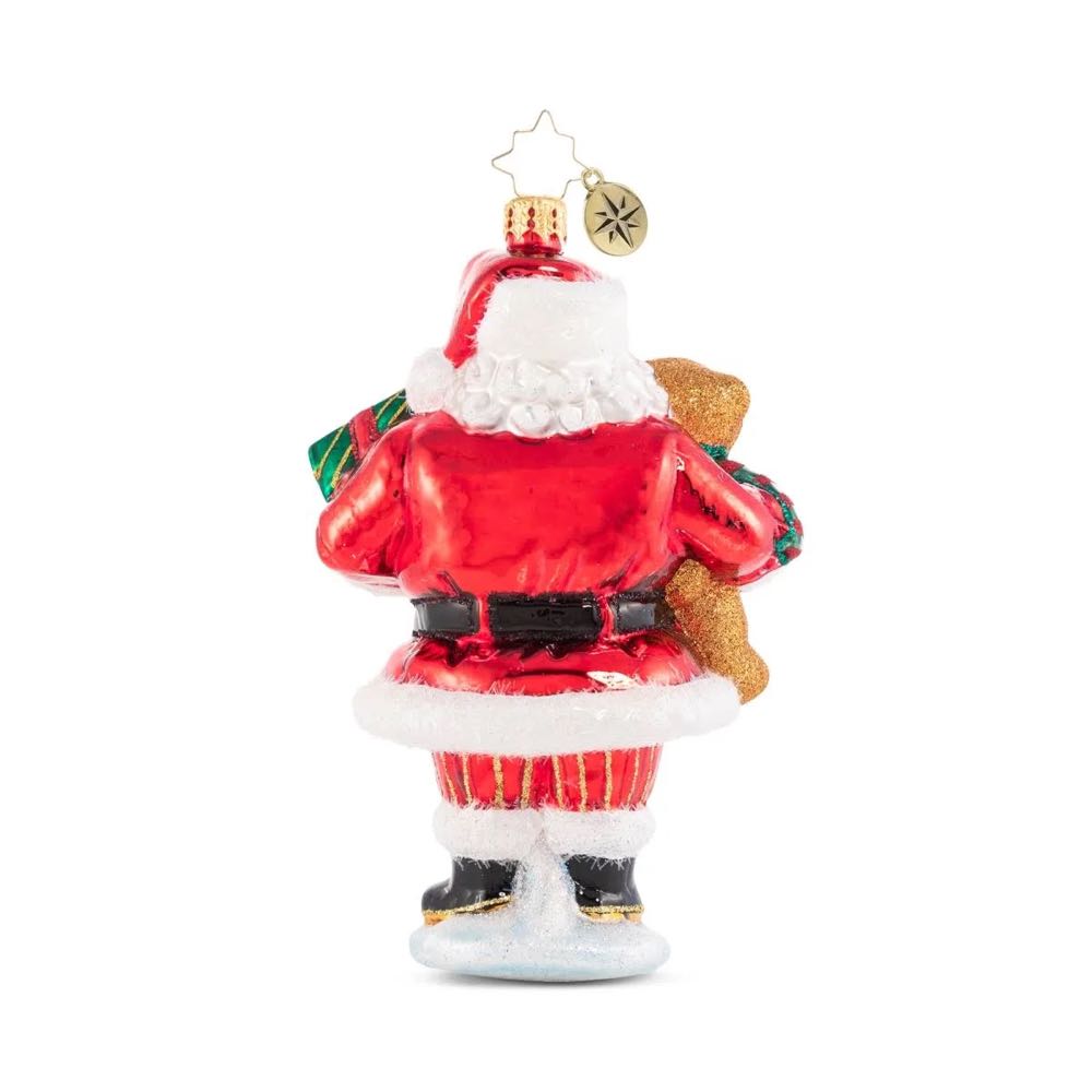 The Gift Of Teddy  (Santa) ornament collectible - Main Image 2