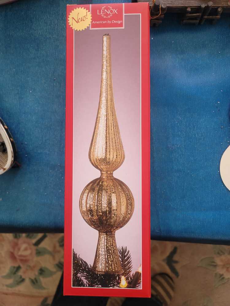 Mercury Golden Spire Tree Topper  ornament collectible [Barcode 882864692085] - Main Image 2