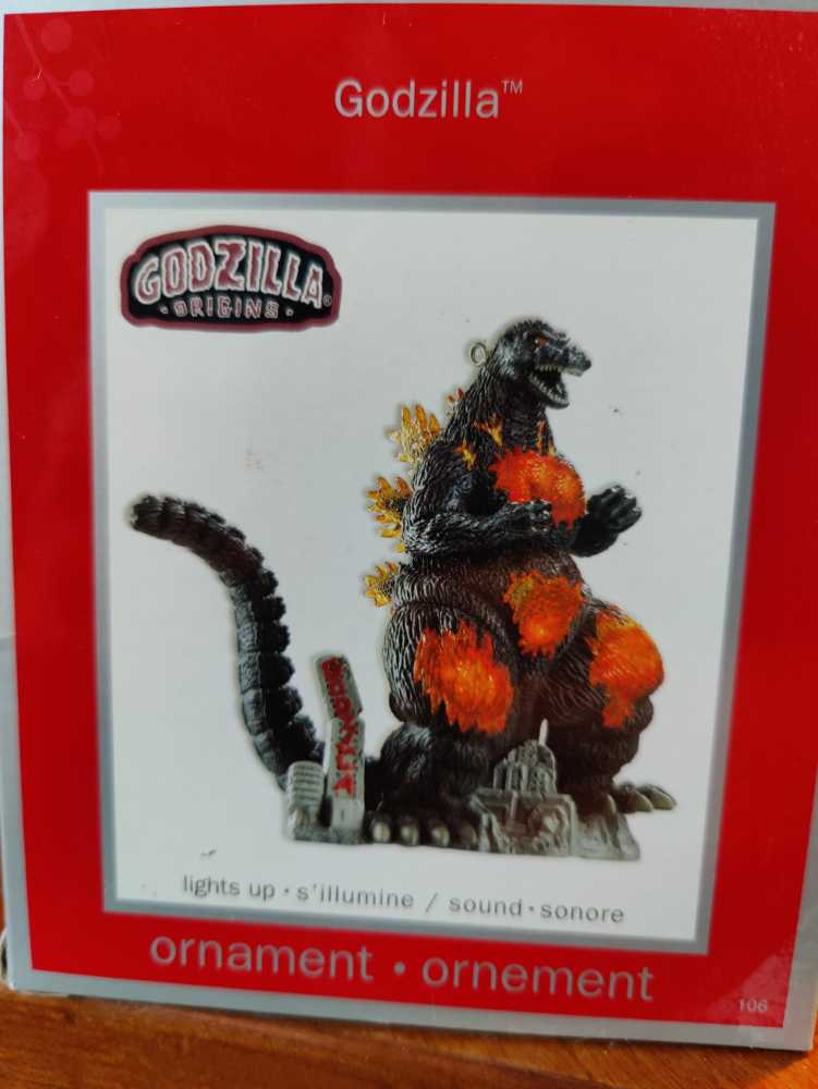 Godzilla Origins Godzilla Carlton Heirloom Ornament  (Godzilla Orgins) ornament collectible [Barcode 067008268023] - Main Image 2