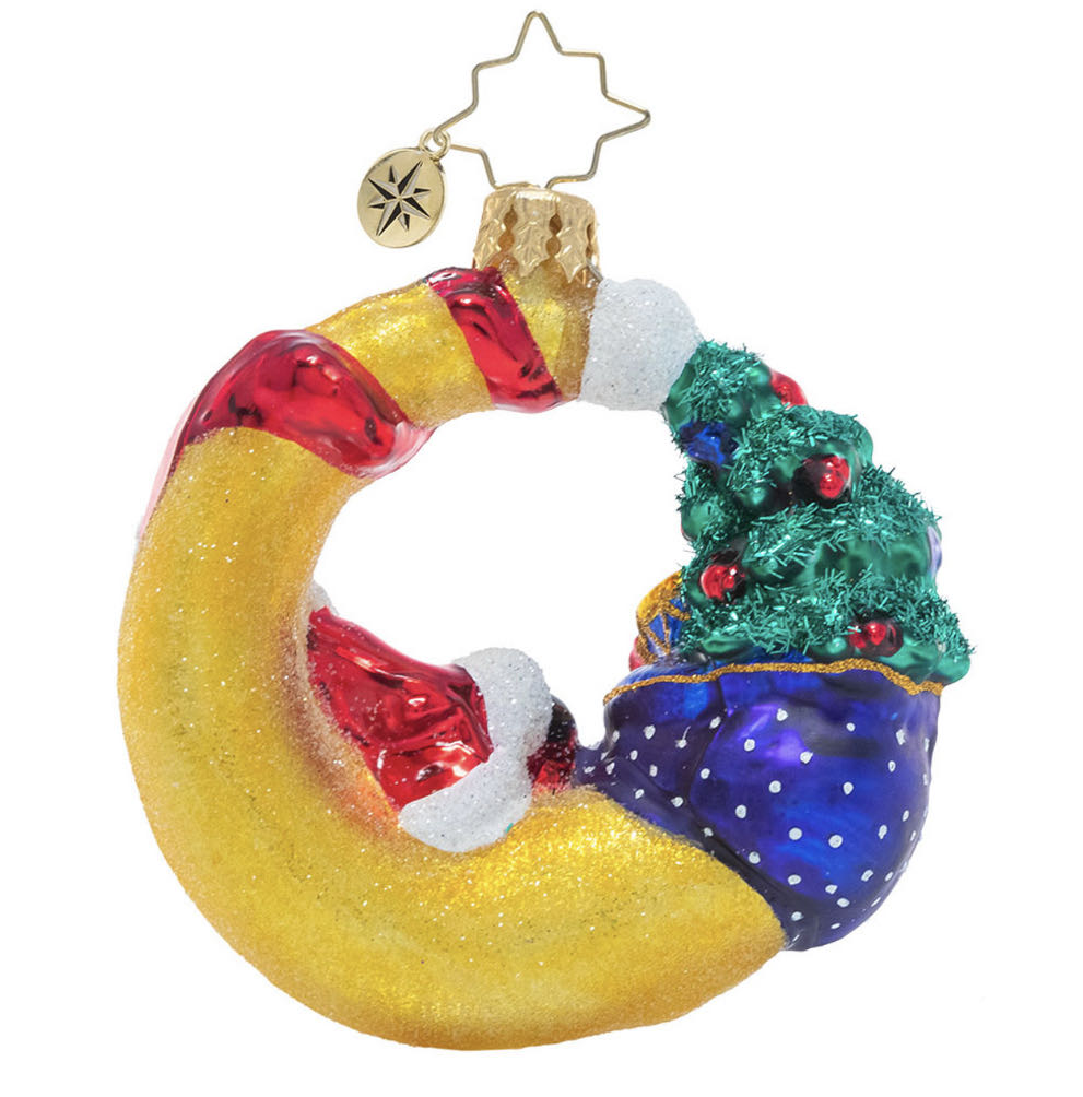 Over The Moon For Christmas Gem  ornament collectible - Main Image 2