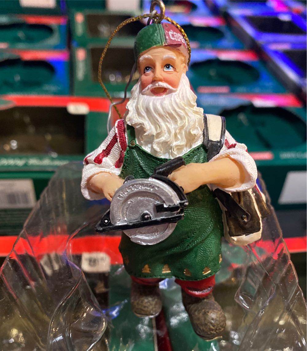 Craftsman Santa Ornament - Craftsman Tools ornament collectible [Barcode 765784347108] - Main Image 3
